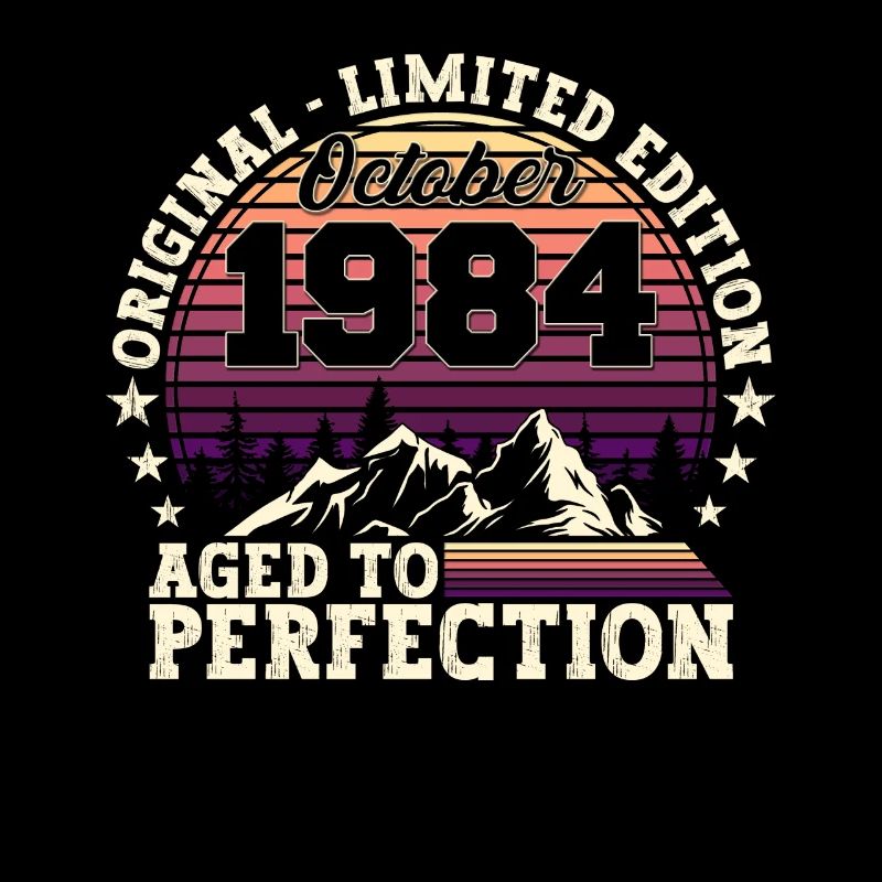Original Octobre 1984 38th Birthday Gift