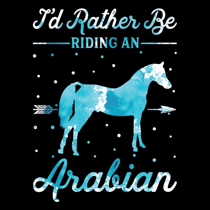 Monter un cheval arabe