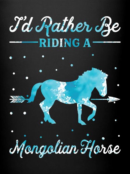 Monter un cheval mongol