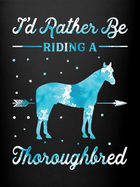 Monter un cheval pur-sang