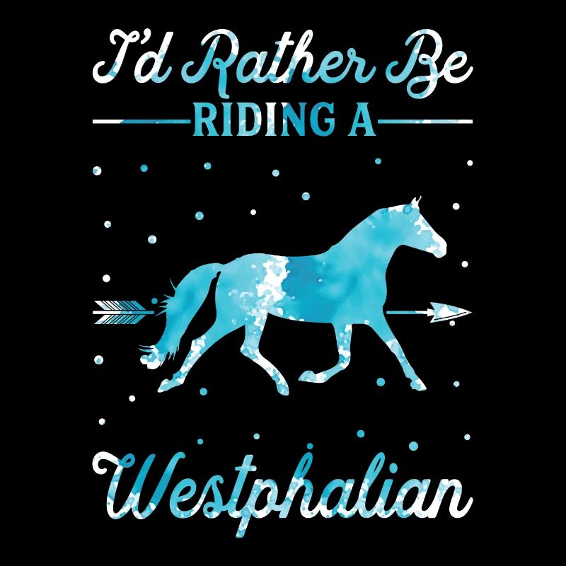 Riding On A Westphalian Horse