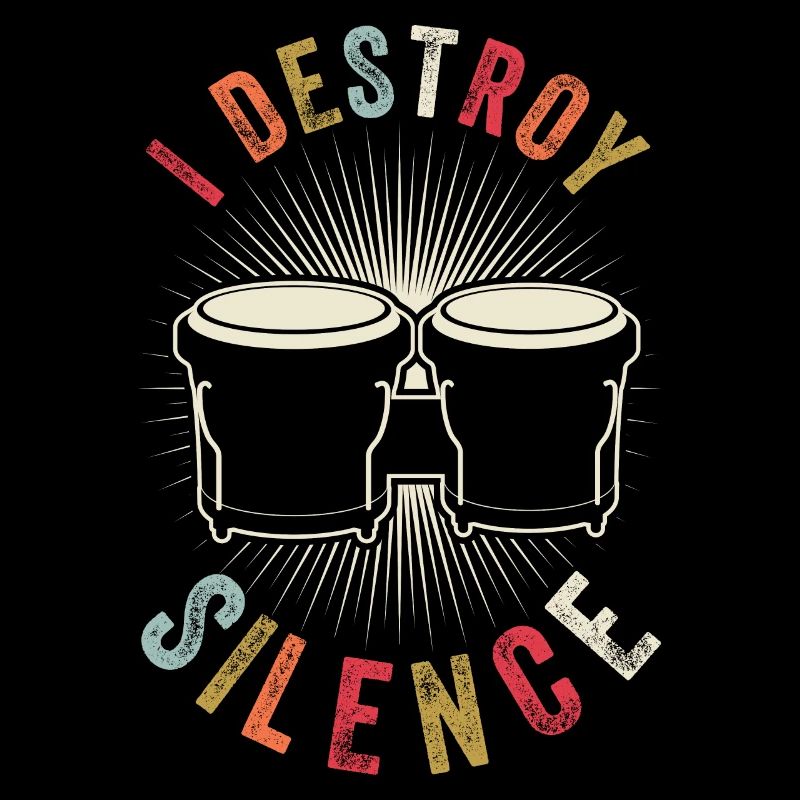 Silent Destroy - Vintage Bongo Drums