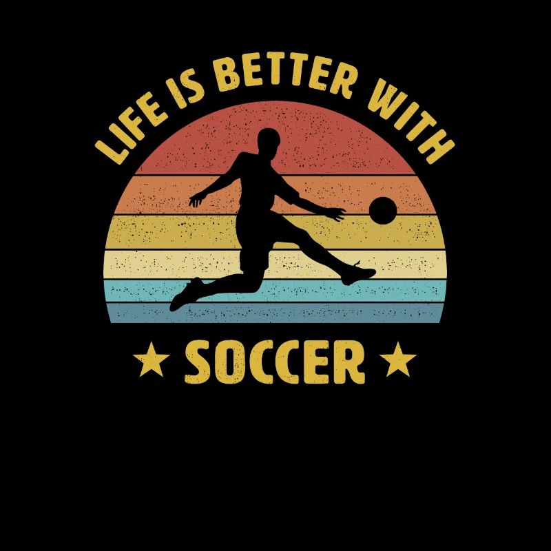 Life is better with football saying gift