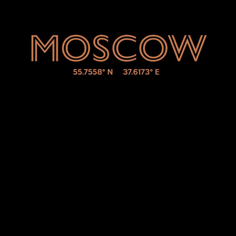 Coordonnées de la ville de Russie - Moscou