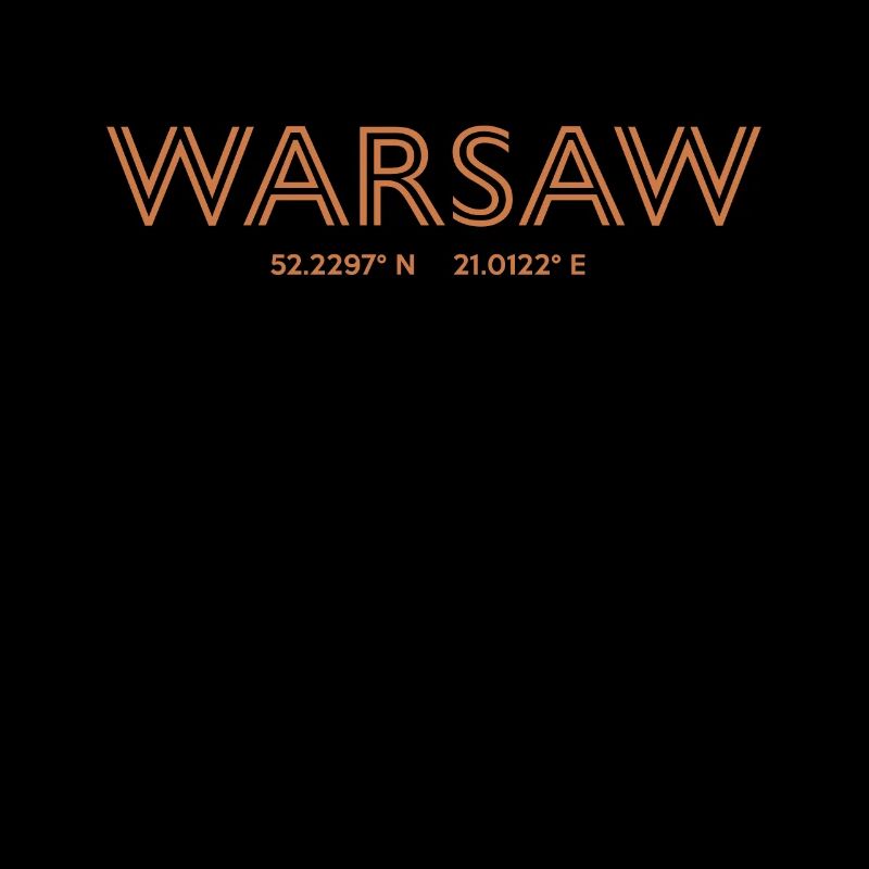 Poland City Coordinates - Warsaw
