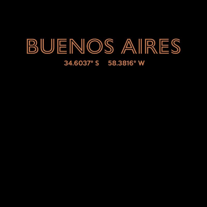 Argentina city coordinates - Buenos Aires