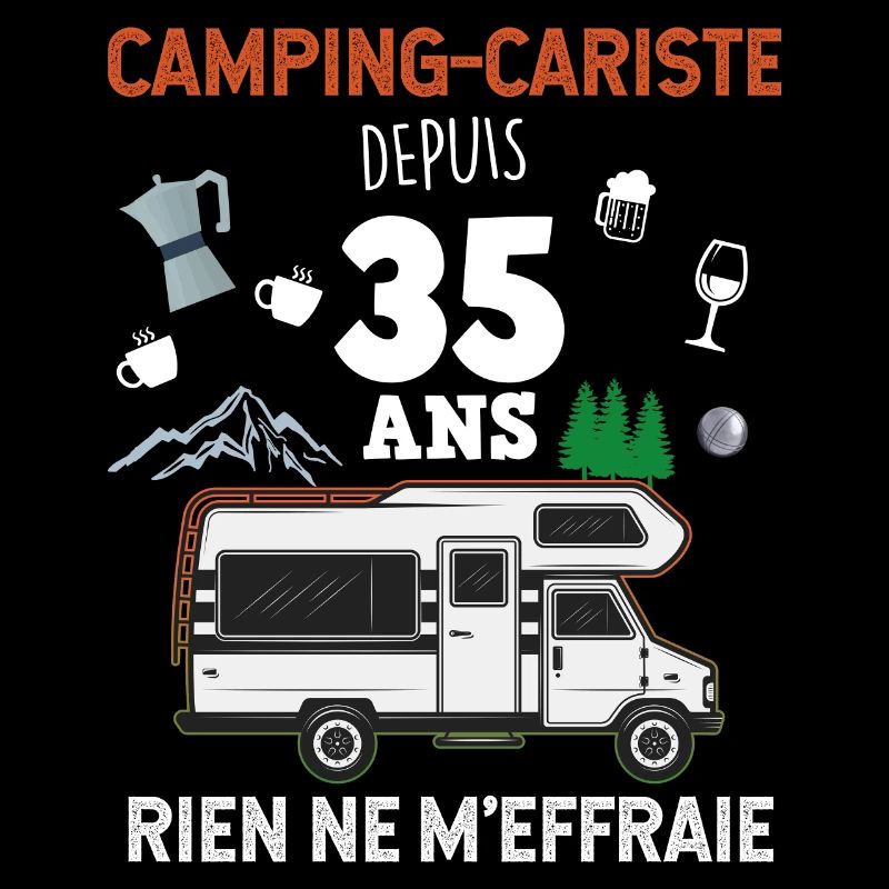 Wohnmobilbesitzer seit 35 Jahren Gift Man Camping
