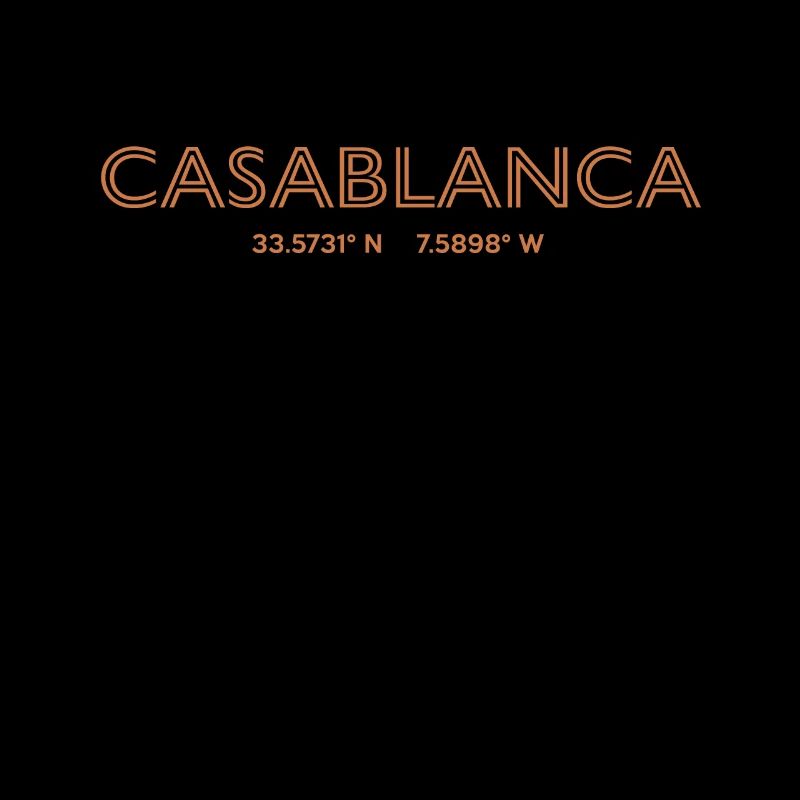 Morocco City Coordinates - Casablanca