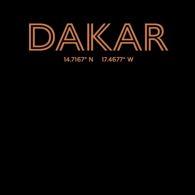 Senegal City Coordinates - Dakar