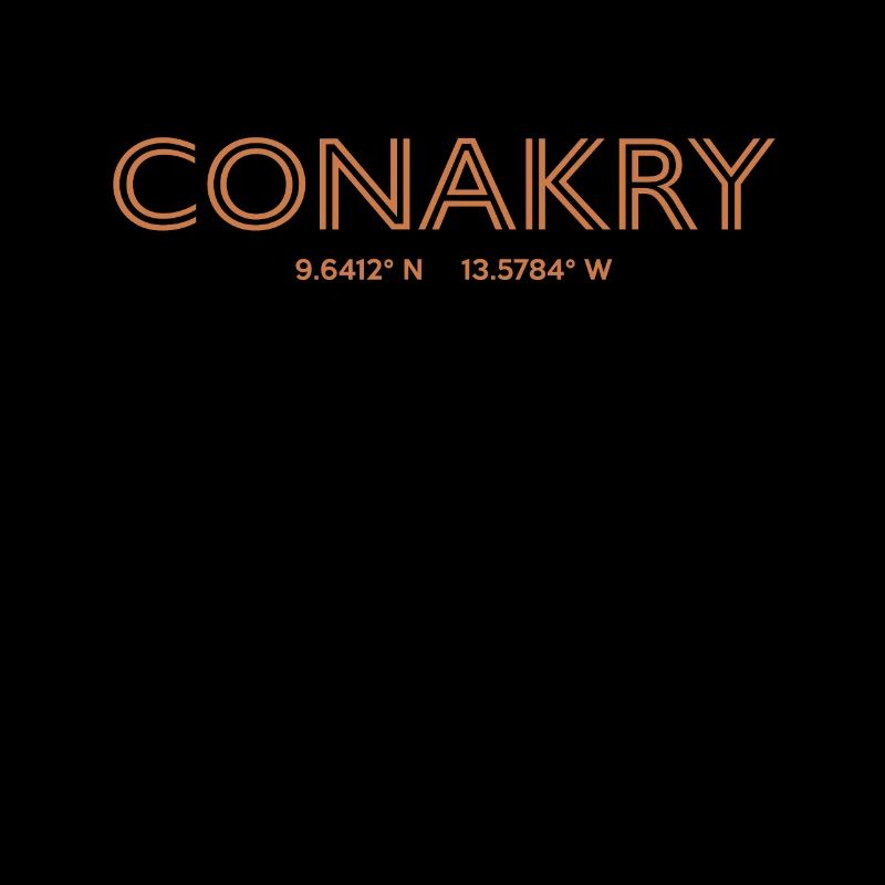 Guinea City coordinates - Conakry