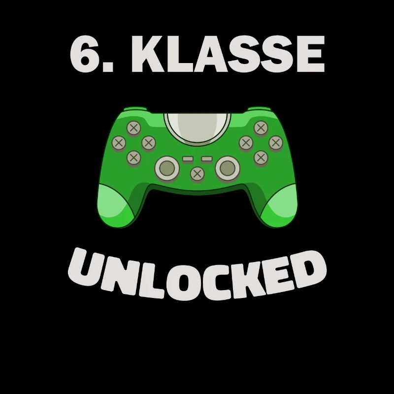 6. Klasse Gamer Deko Zocker Schule Kinder Geschenk