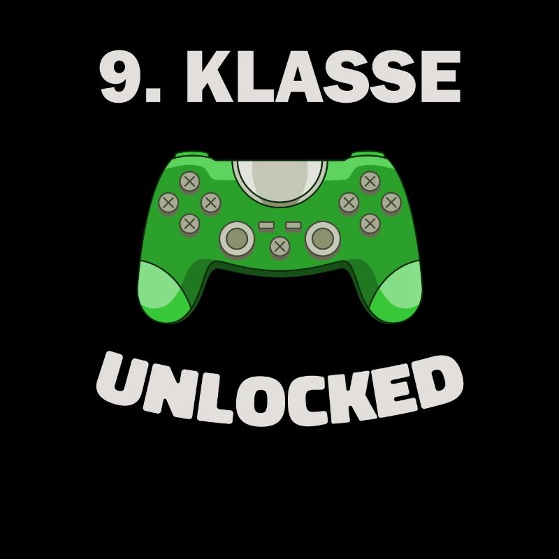 9. Klasse Gamer Deko Zocker Schule Kinder Geschenk