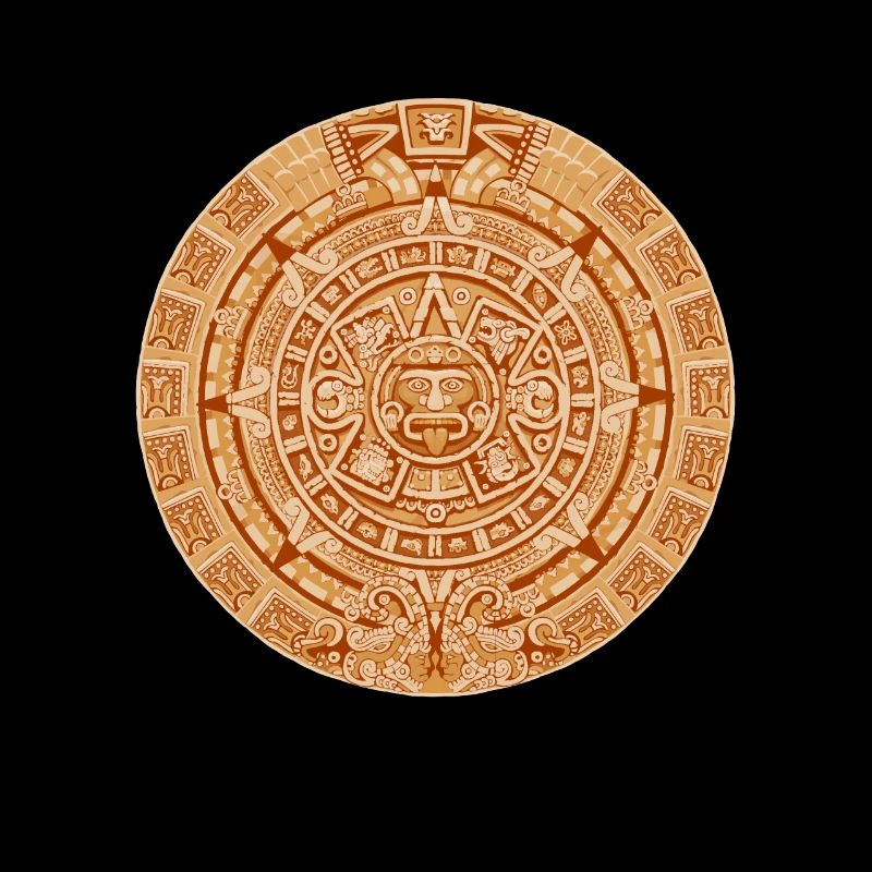 Calendario Azteca Mexican Heritage Mayan Aztec