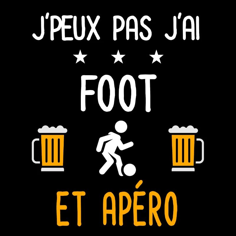je peux pas j'ai foot jouer apéro