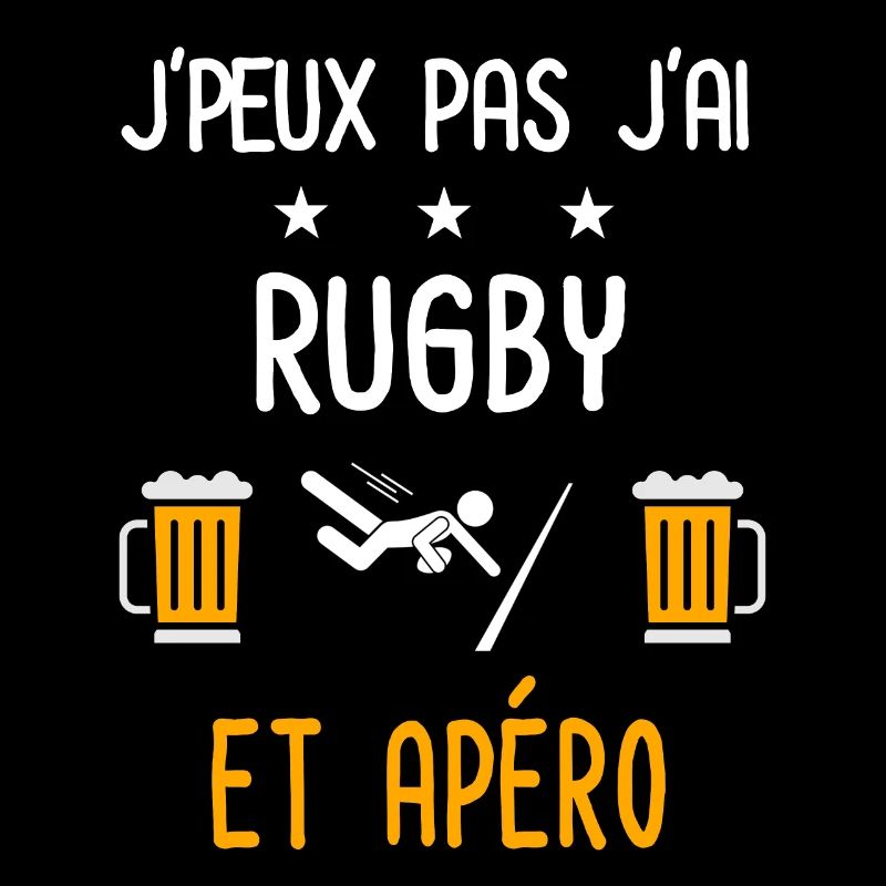 je peux pas j'ai rugby apéro