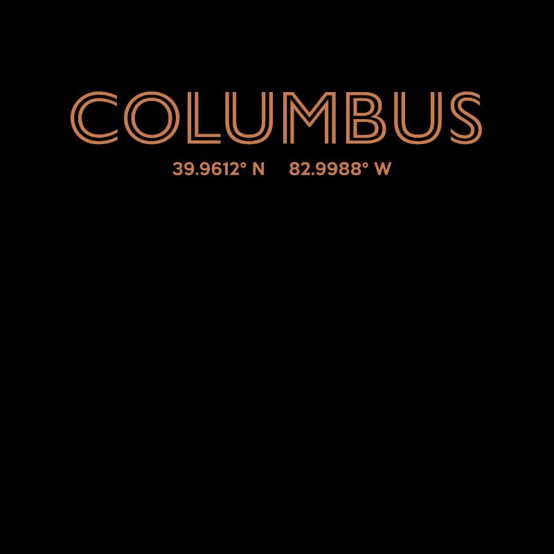 USA City Coordinates - Columbus