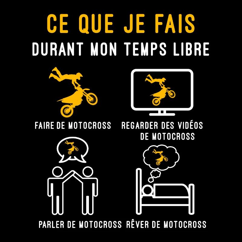 motocross temps libre cadeau motard