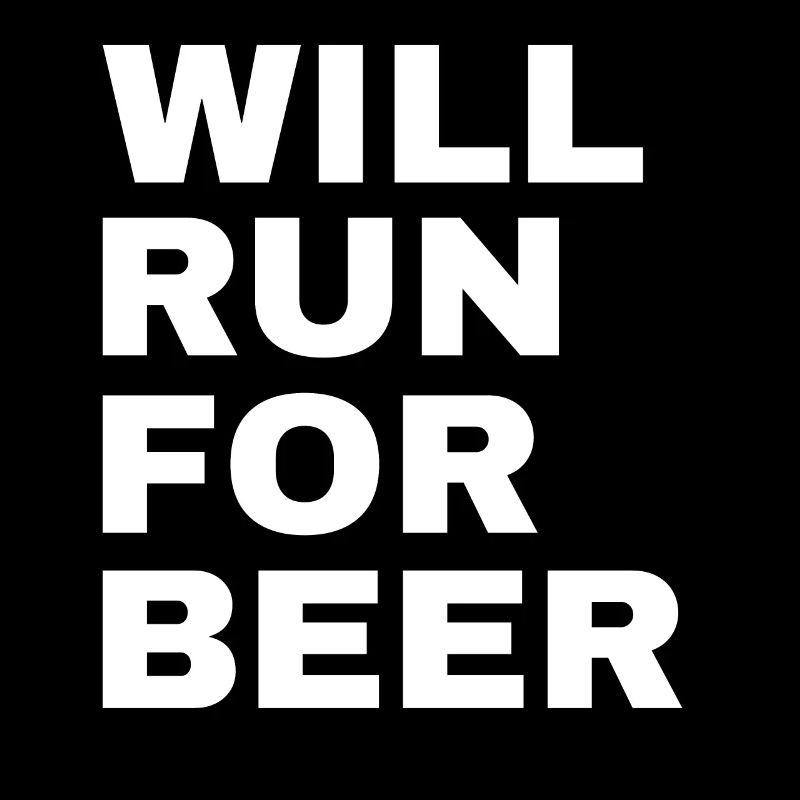 Courra pour les coureurs drôles de bière