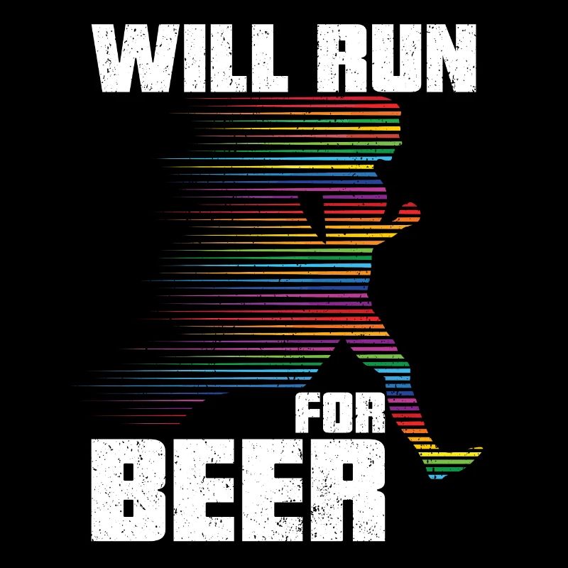 Courra pour les coureurs drôles de bière