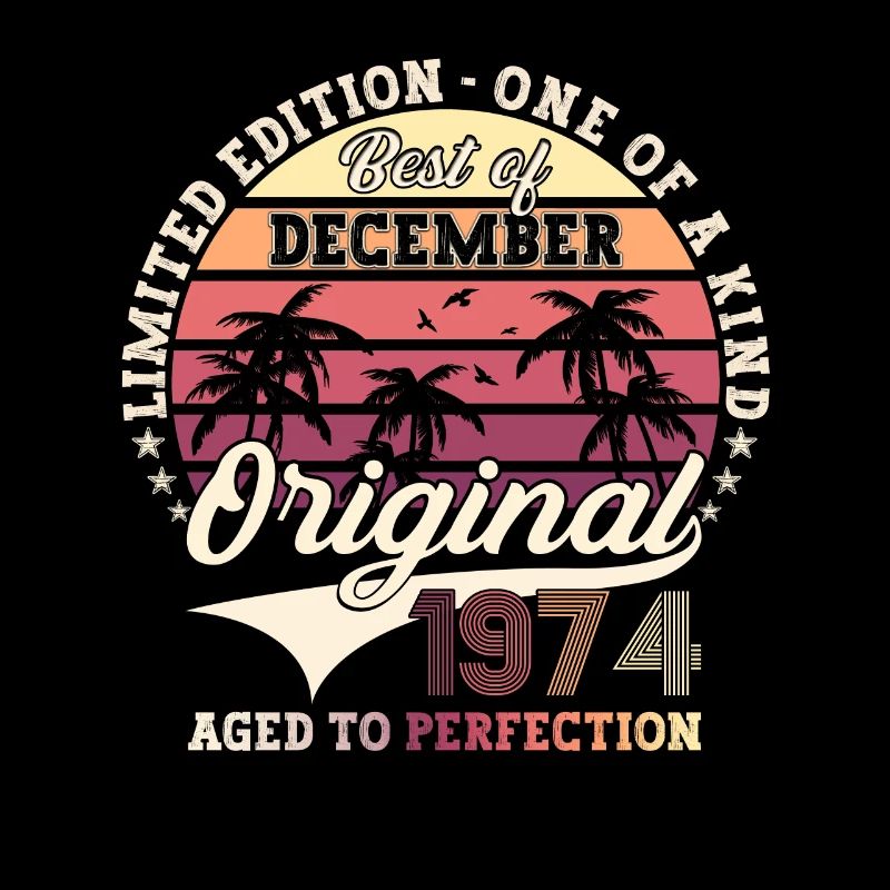 Original Dezember 1974 48. Geburtstag Geschenk
