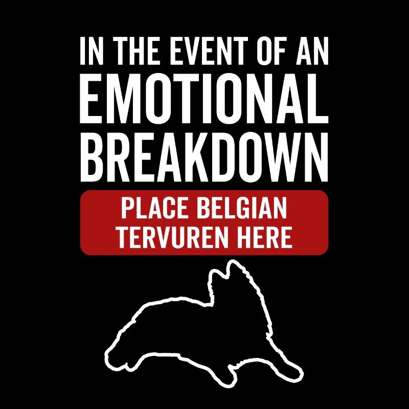 Émotionnel - Chien belge Tervuren