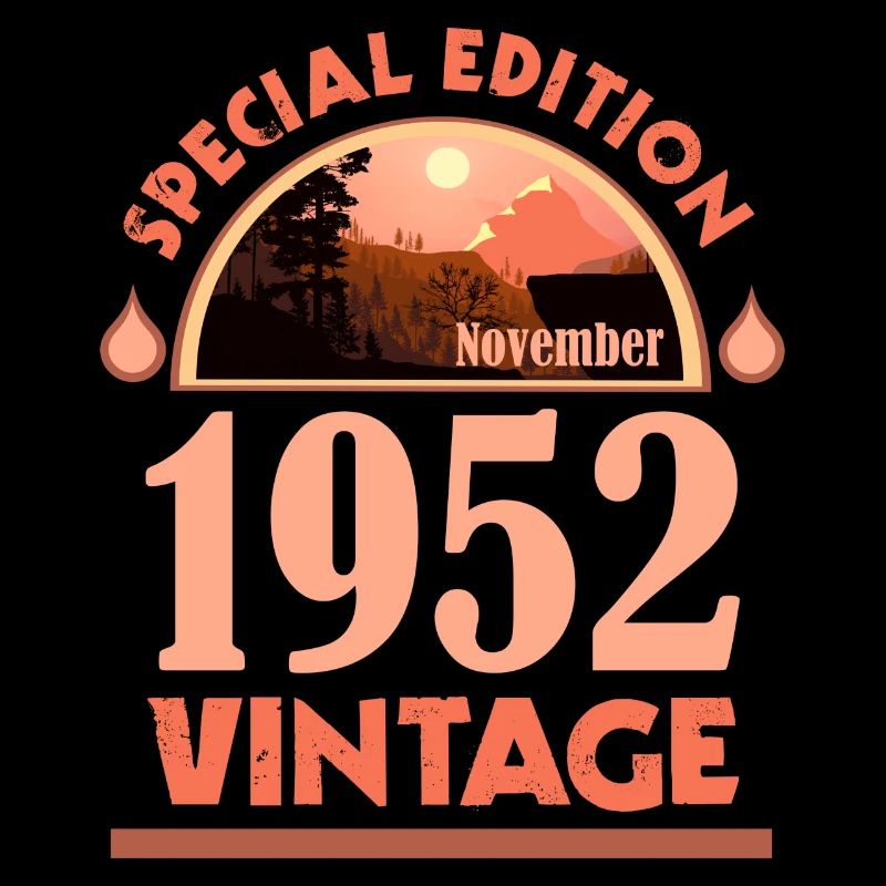 November 1952 Geburtstag Geschenk, Special Edition