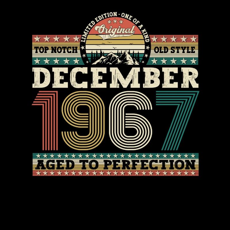 Cadeau original du 55e anniversaire de décembre 1967