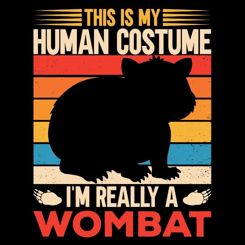 Lustiges Australischer Wombat Spruch