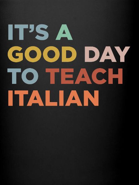 Italian teacher teaching