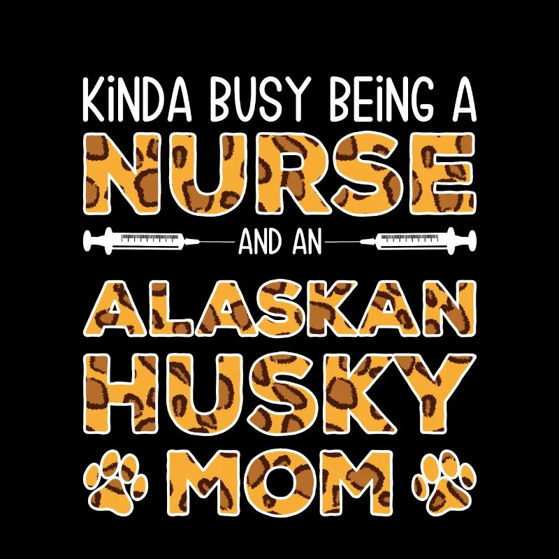 Krankenschwester-Hundemutter - Alaskan Husky
