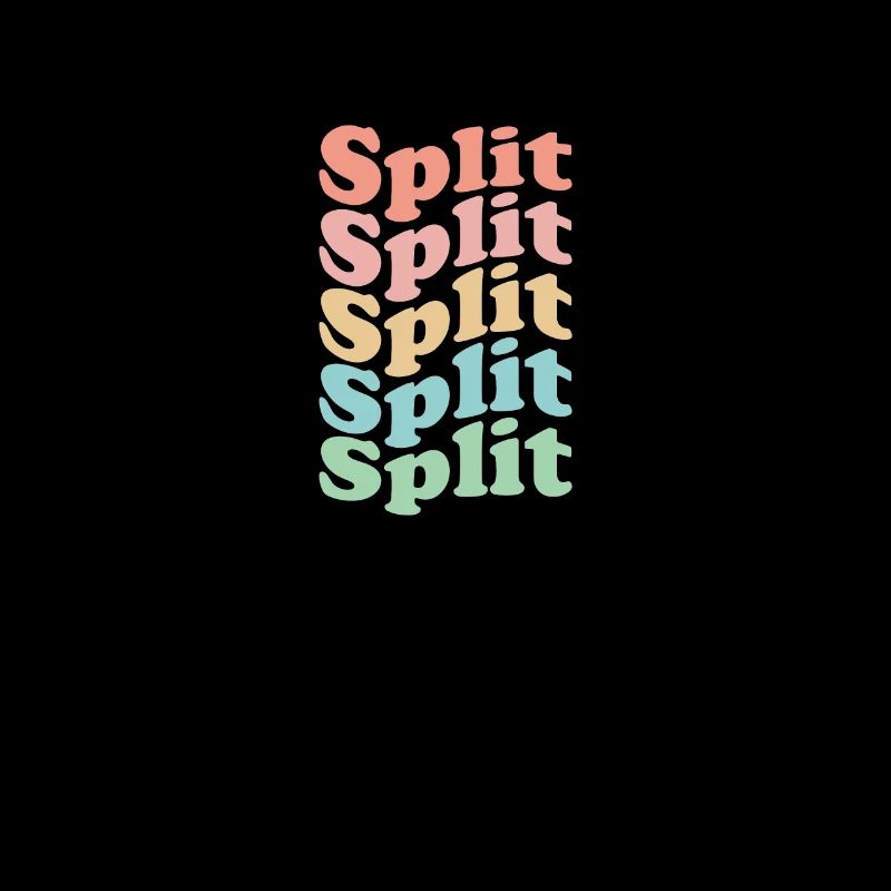 Vintage 70s Hippie Croatia Town - Retro Split