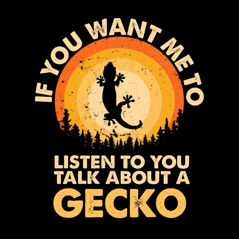 Hören Sie Sprechen Über Tier Gecko