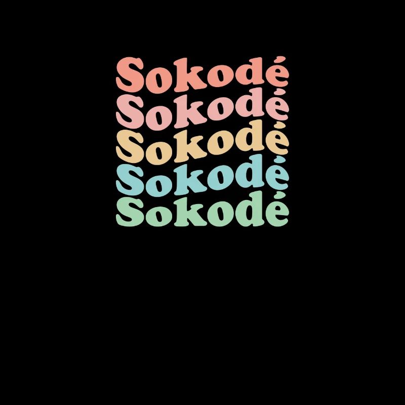 Vintage 70's Hippie Togo Town - Retro Sokodé
