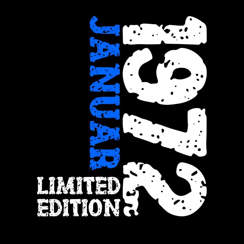 1972 janvier édition limitée déco tenue d’anniversaire