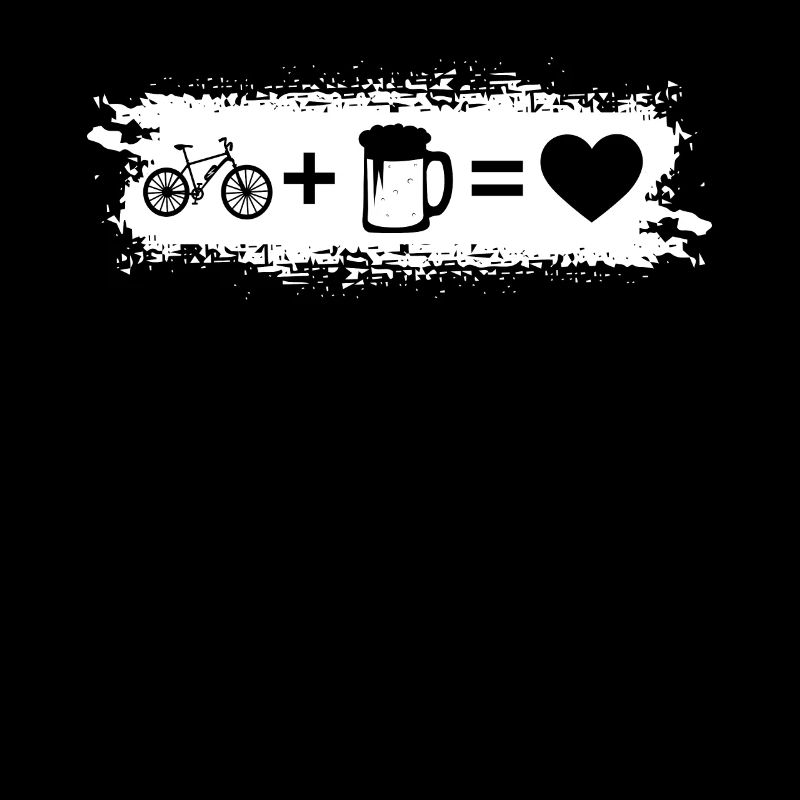 Grunge Rectangle - Coeur - Bière - E-Bike -