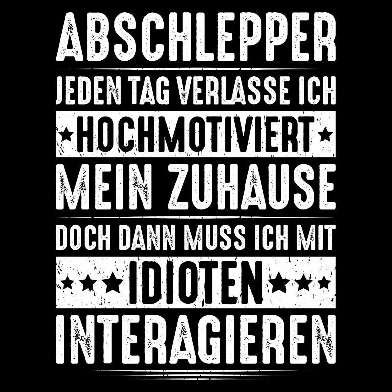 Abschlepper Abschleppdienst Tow Truck Driver