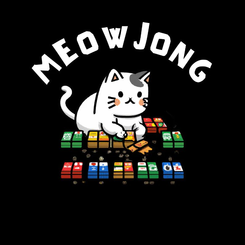 Cats Playing Mahjong