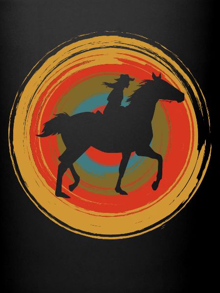Retro Circle Cheval