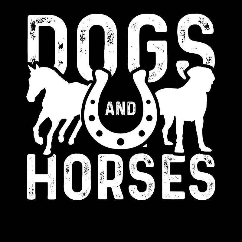 Hunde und Pferde