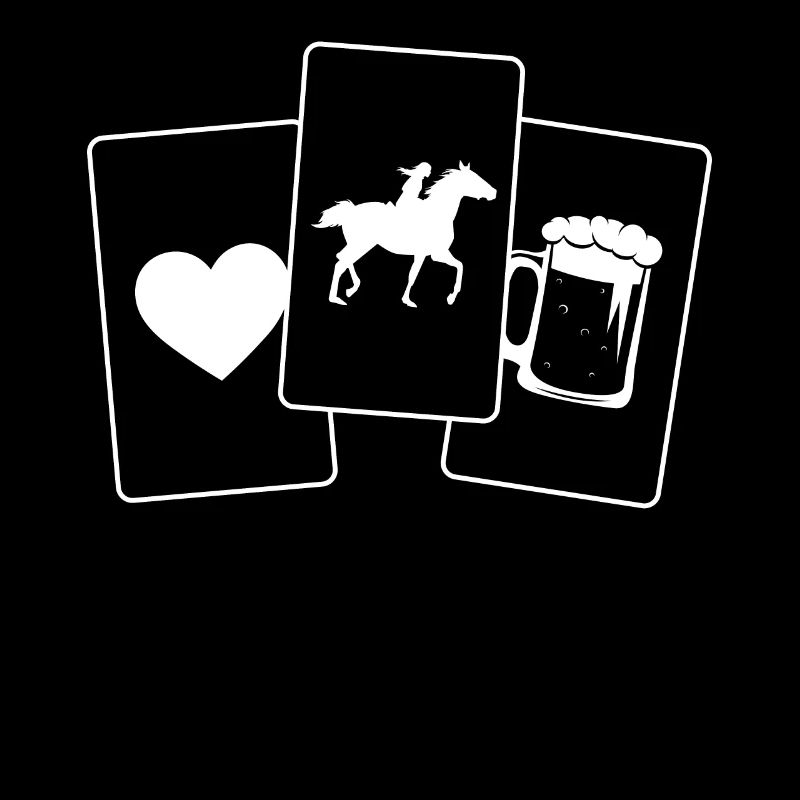 Coeur - Bière - Équitation -