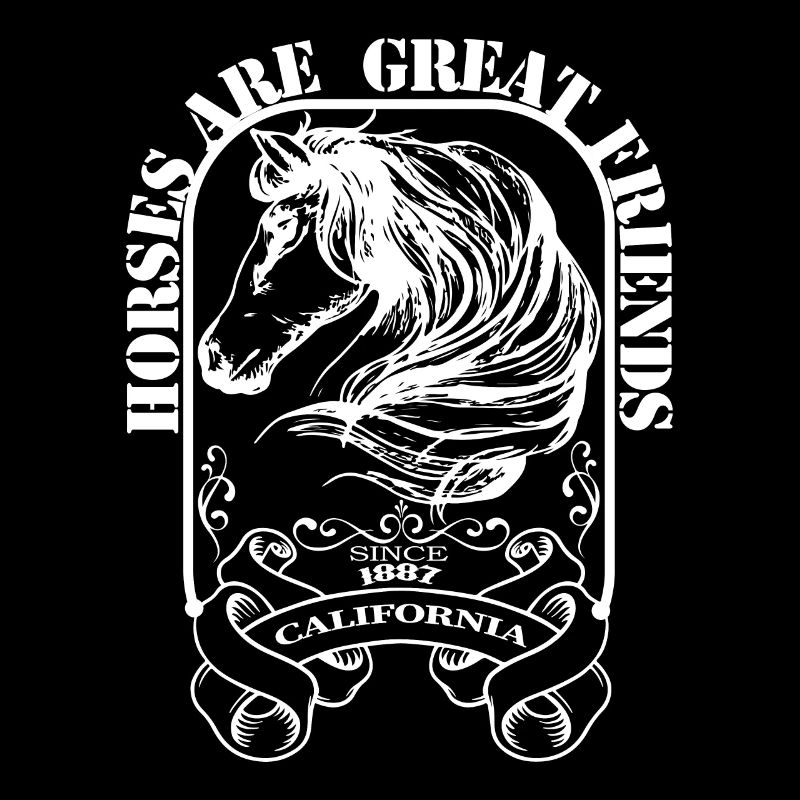 Les chevaux sont de bons amis -