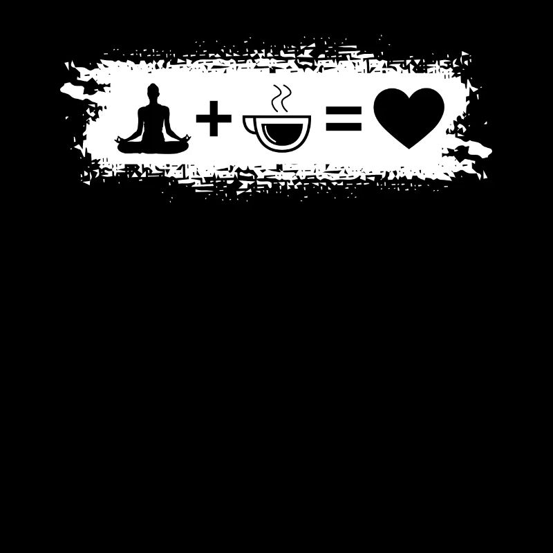 Grunge Rectangle - Coeur - Café - Yoga -