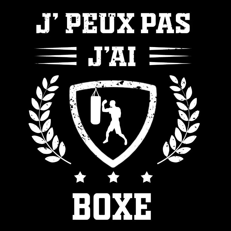 Je peux pas j'ai boxe humour