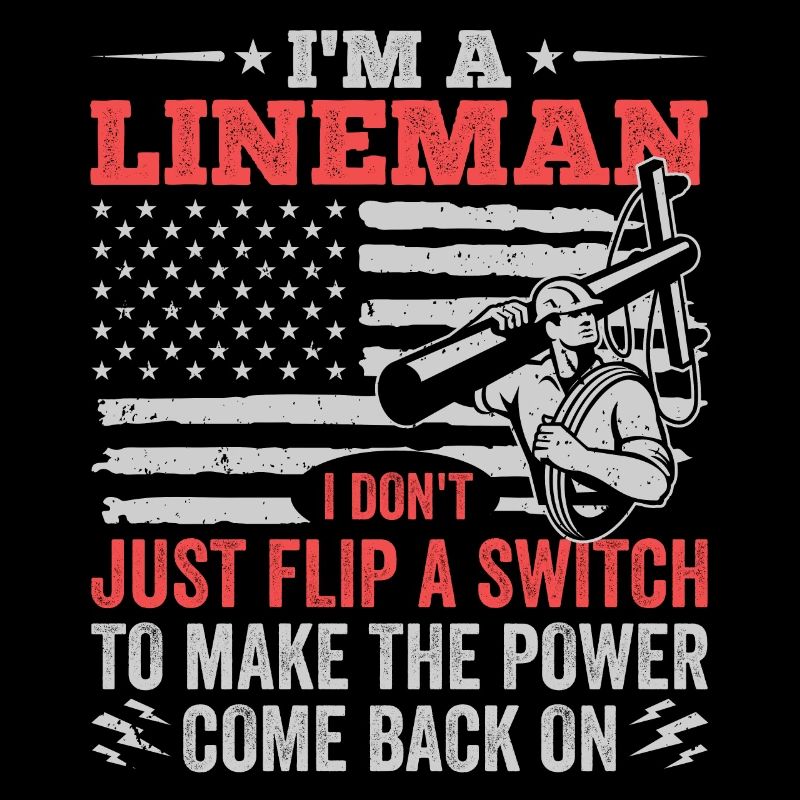 Power Lineman Stromleitung Elektriker