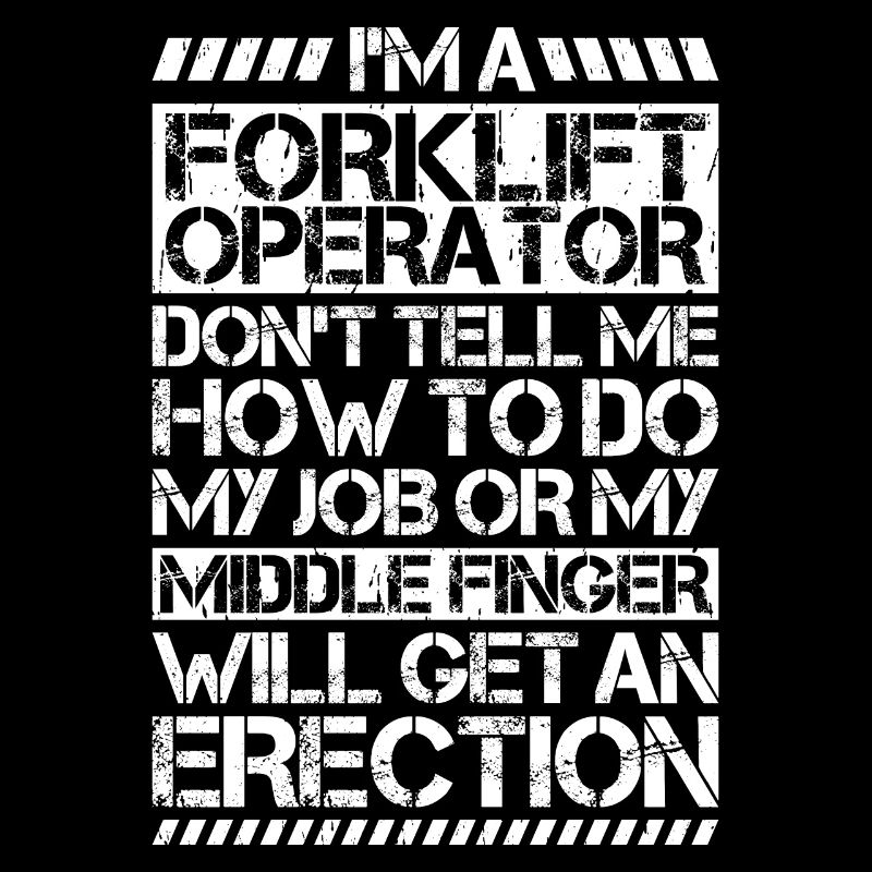 Staplerfahrer Gabelstaplerfahrer Forklift Operator