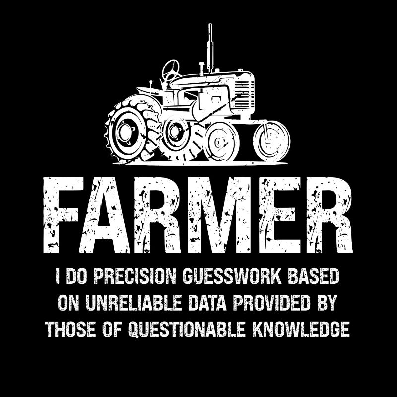 Agriculteur I effectue un travail de précision sur la base de
