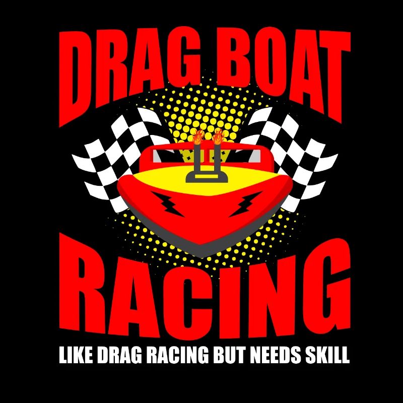 Schnellboot-Rennen Design for Rennbootfahrer