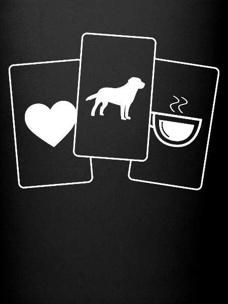 Heart - Coffee - Dog -