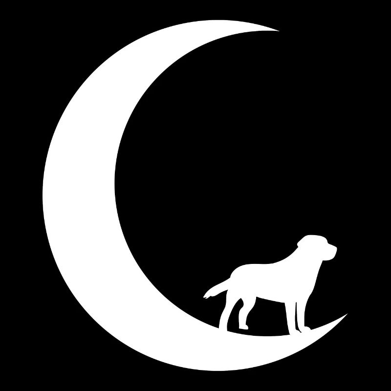 Crescent Moon - Dog -