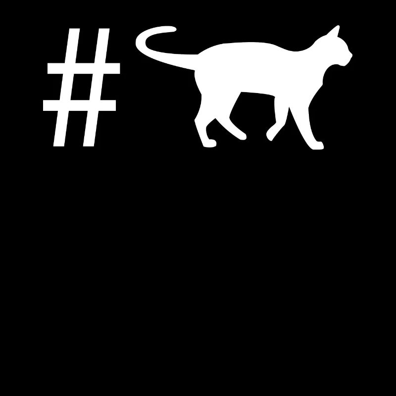 Hashtag - Katze -